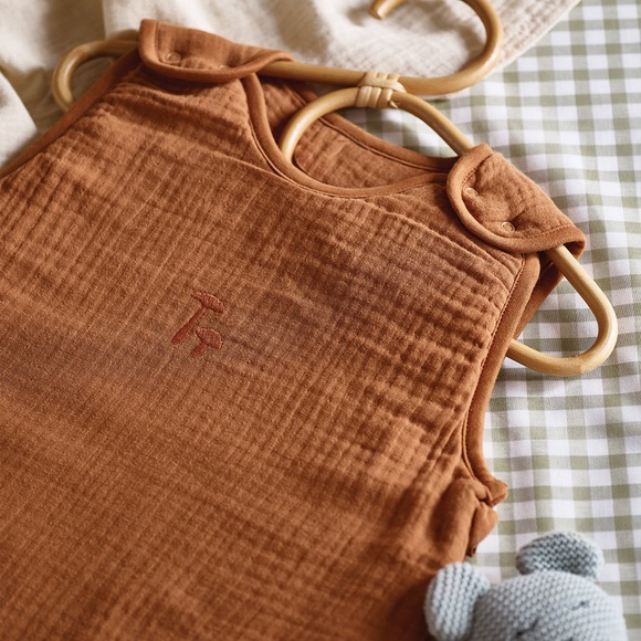 Piglet in Bed Other - NWT Piglet in Bed Chestnut Kids Cotton Gauze Sleeping Bag